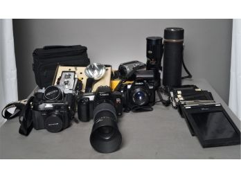 Lot Of Vintage Cameras