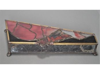 Decorative Stained Glass Trinket Box