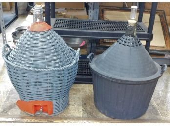 Large Wine Storage Jugs - Demijohns