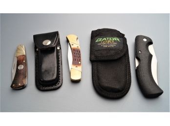 3 Folding Pocket Knives