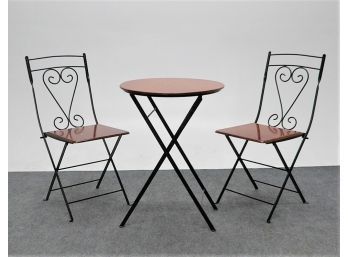 3 Piece Folding Bistro Set