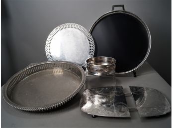 Lot Of 5 Silver Plate Pieces