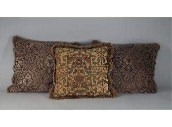 Three Decorative Pillows