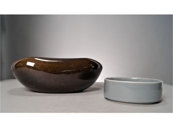 Two Vintage Russel Wright Pottery Bowls