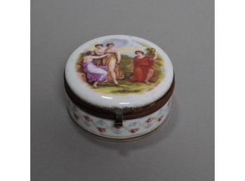 Vintage Porcelain Trinket/Vanity Box