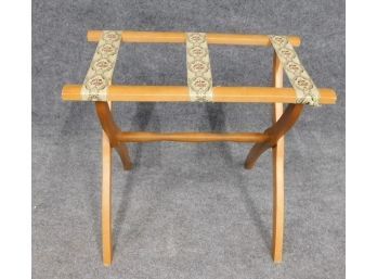 Wood Folding Luggage Rack