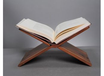Vintage Folding Book Rack/Stand