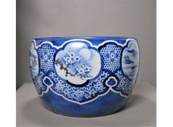 Asian Inspired Ceramic Planter