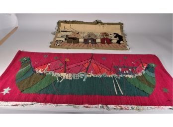 Two Rugs Or Wall Hangings