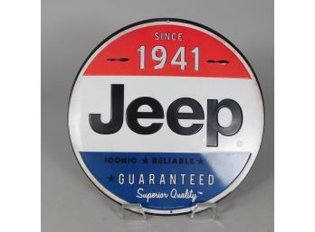 Jeep Metal Sign