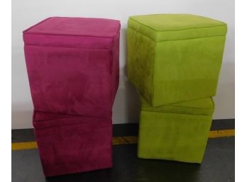 Set Of Storage Ottomans