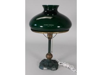 Antique Emeralite Desk Lamp