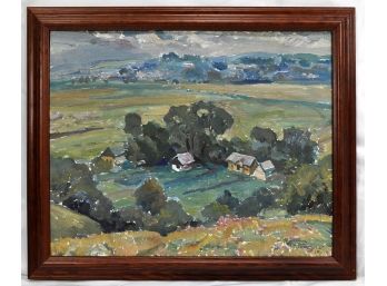 Stanislav SERVENTIK (1928-2017) Soviet Social Realism Oil Painting