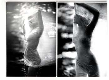 Petro Podolets (Ukrainian) Pair Original Nude Art Photographs 'Reincarnation' - COA