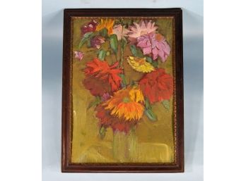 KARUTSYAK 1974 ( Ukrainian) Soviet Social Realism Still Life Oil Painting