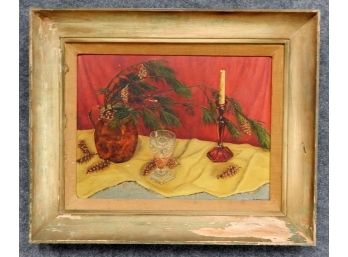Vintage FREEMAN Still Life Oil Painting