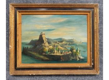 Vintage 1940s Hazel Anne WARE Oil Painting