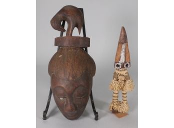 African Mask And Minganji Doll