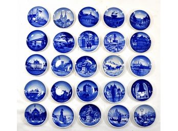 Vintage Lot 25 Royal Copenhagen Denmark Mini Wall Plates
