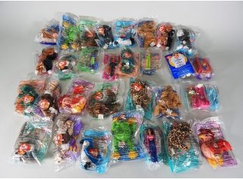 Lot Vintage TY McDonald Beanie Babies - Animals, Barbie