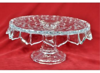 Vintage Glass Cake Stand