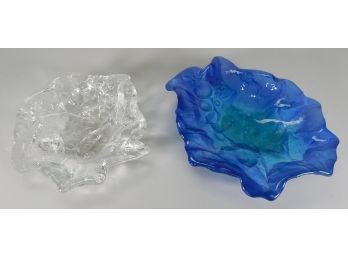 Chunky Glass Shell Bowls