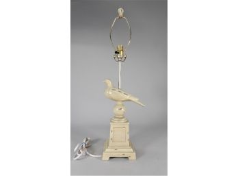 Cute Table Lamp With Pigeon