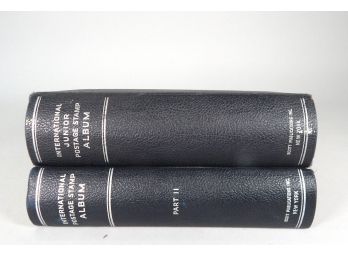 Two International Stamp Albums With Stamps