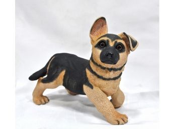 Original Vintage Kathy Wise German Shepperd Puppy Figurine