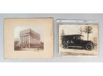 Lot 2 Antique Photographs - Signed