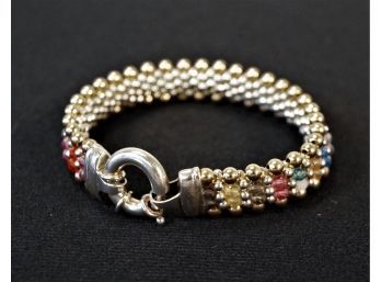 Dovera Sterling And Gemstone Bracelet
