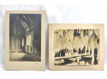 Lot 2 Antique Signed Art Photographs