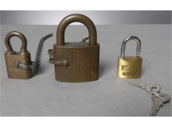 Lot Of Vintage Padlocks