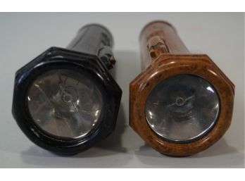 Pair Of Stewart R Browne Mfg. Electric Flashlights