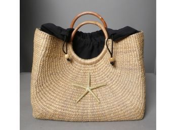 Queen Bea Studio Straw Bag