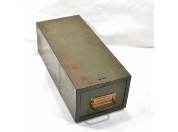 Vintage Library Index Card Catalog