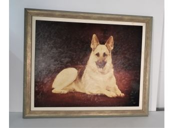 Photographic Print Of German Shepard