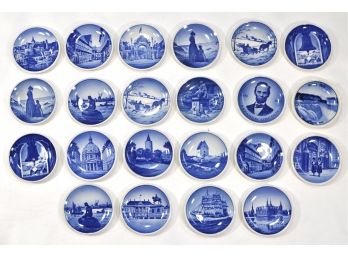 Lot 22 Vintage Royal Copenhagen Denmark Mini Wall Plates