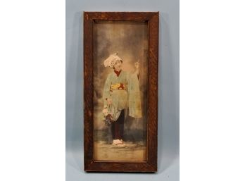 Chinese Girl Antique Print