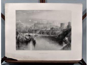 Authentic J. M. W. Turner (1775-1851) ' Ancient Rome' Engraving