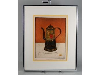 Thomas O'Donohue ( American 1942) Still Life Etching With COA