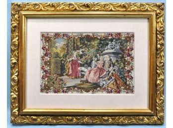 Vintage Romantic Scene Tapestry