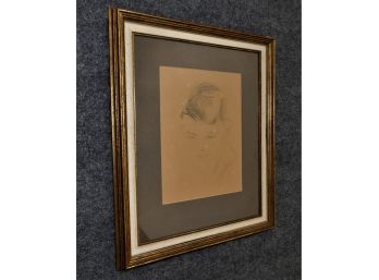 Charcoal Of Young Boy