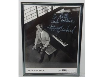 Dave Brubeck Autographed Photo