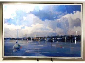 Richard Grosvenor (Born 1928) Coastal View Lithograph