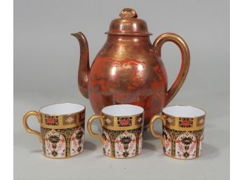 Mixed Lot Teapot And Cups
