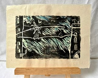 Limited Edition Woodblock Print #1: 'step Aside!'