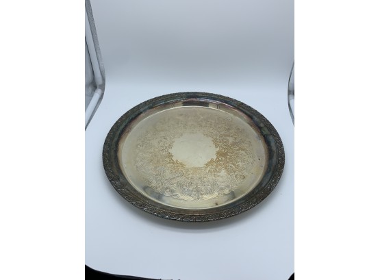 Silver Toned Small Tray