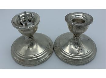 Silver Plate Candlesticks
