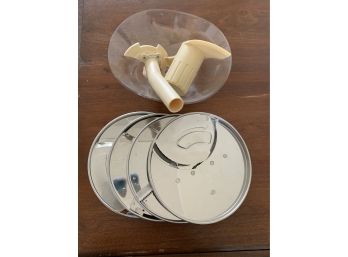 4 Cuisinart Blades And Attachments